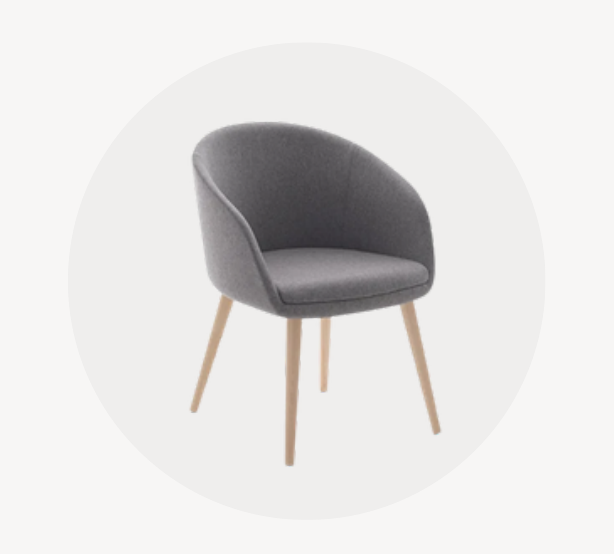 Darcy contract chair for hospitality interiors