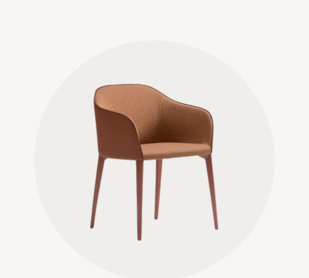 Laja contract chair for hospitality interiors