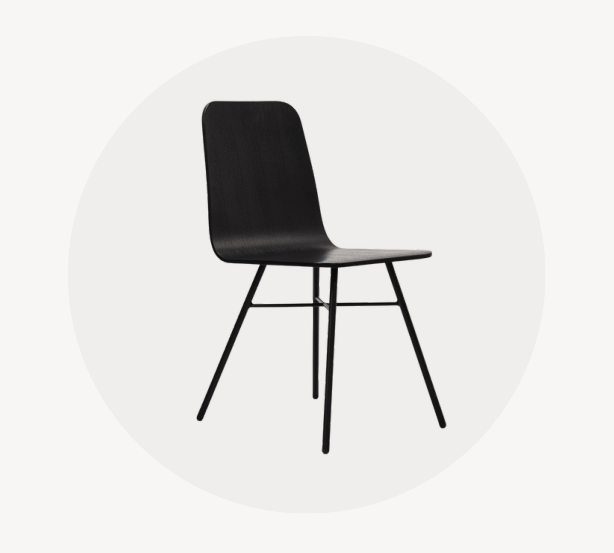 Lolli contract chair for hospitality interiors