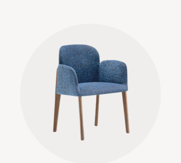 Opale contract chair for hospitality interiors