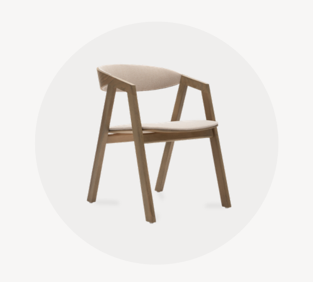 Trastol contract chair for hospitality interiors