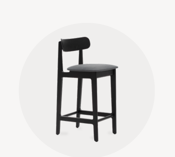 Ekol contract stool for hospitality interiors