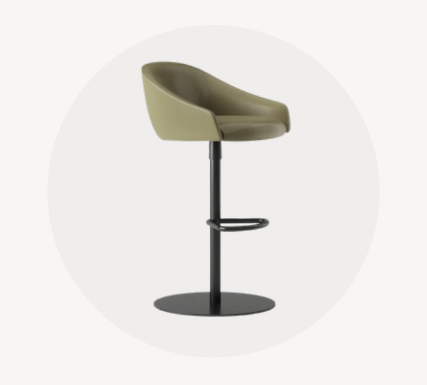 Paloma contract stool for hospitality interiors