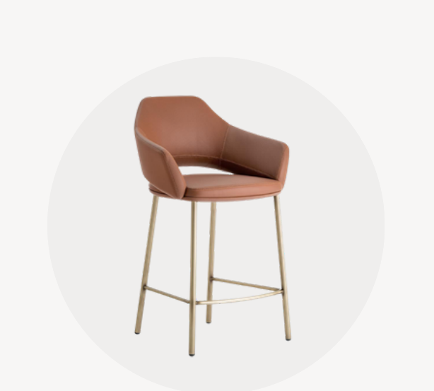 Vic contract stool for hospitality interiors