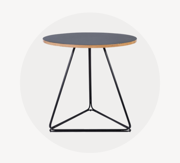 Delta contract table for hospitality interiors