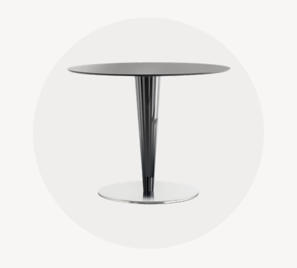 Krystal contract table for hospitality interiors